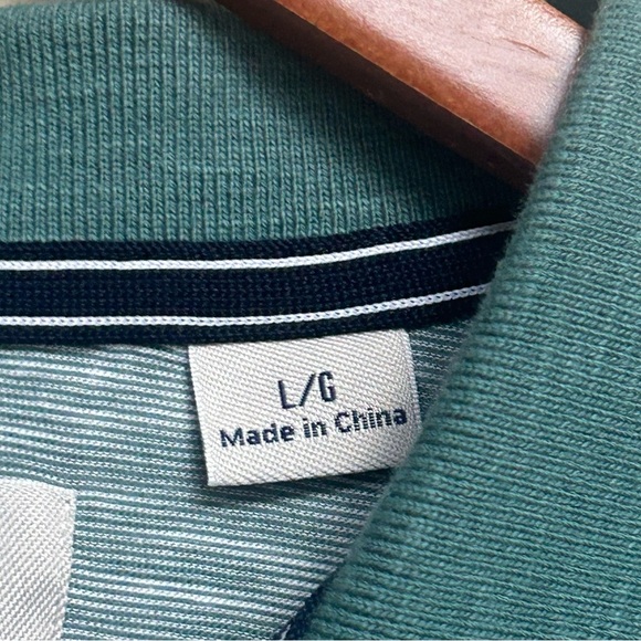 Original Penguin by Munsingwear Men’s Polo Shirt Green Heathered Large - Picture 6 of 7